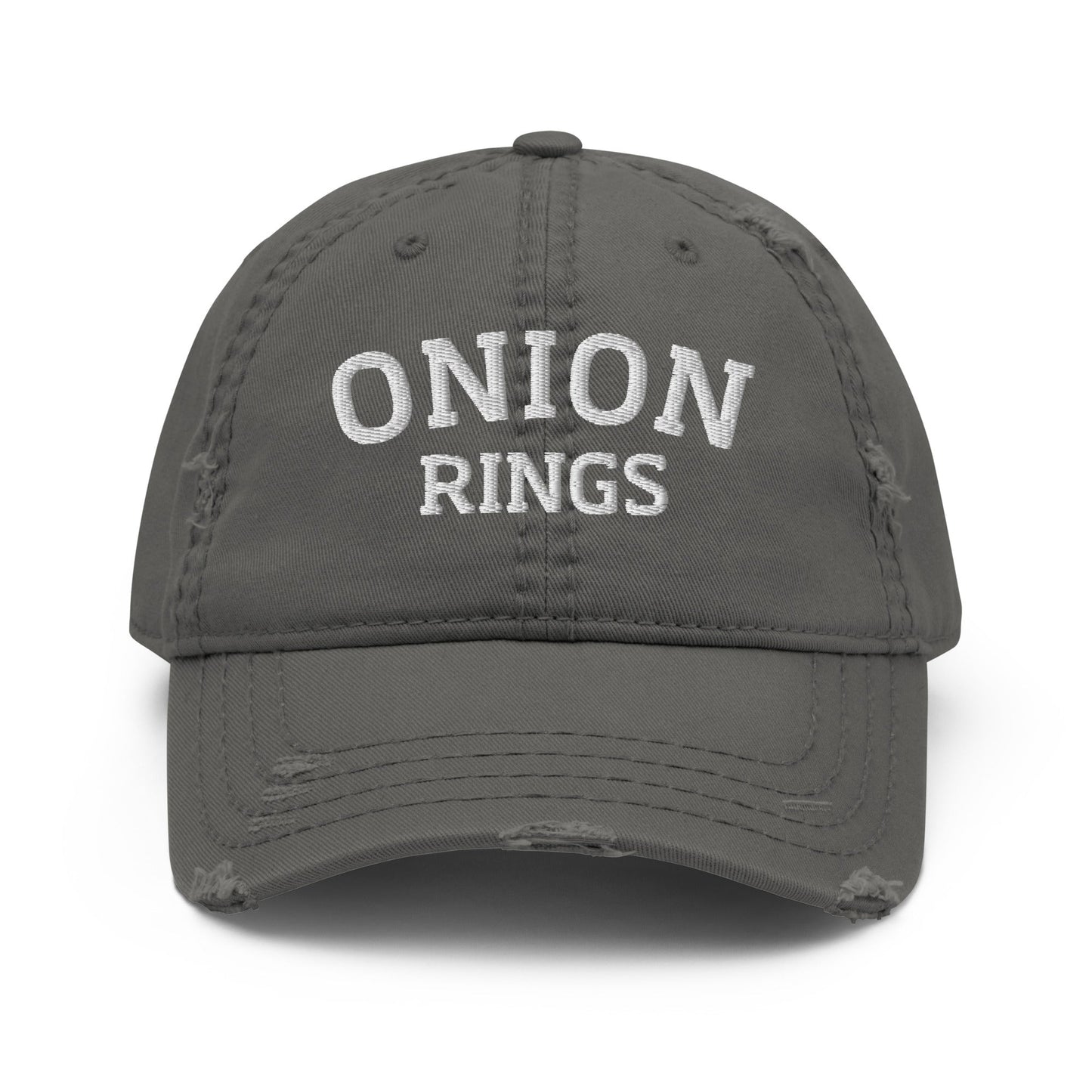 Onion Rings Distressed Dad Hat - ninanush