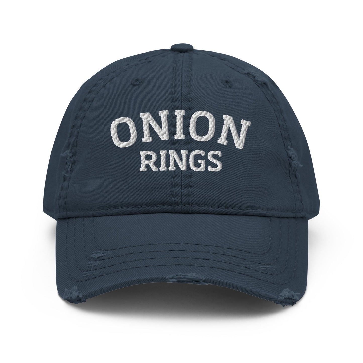 Onion Rings Distressed Dad Hat - ninanush