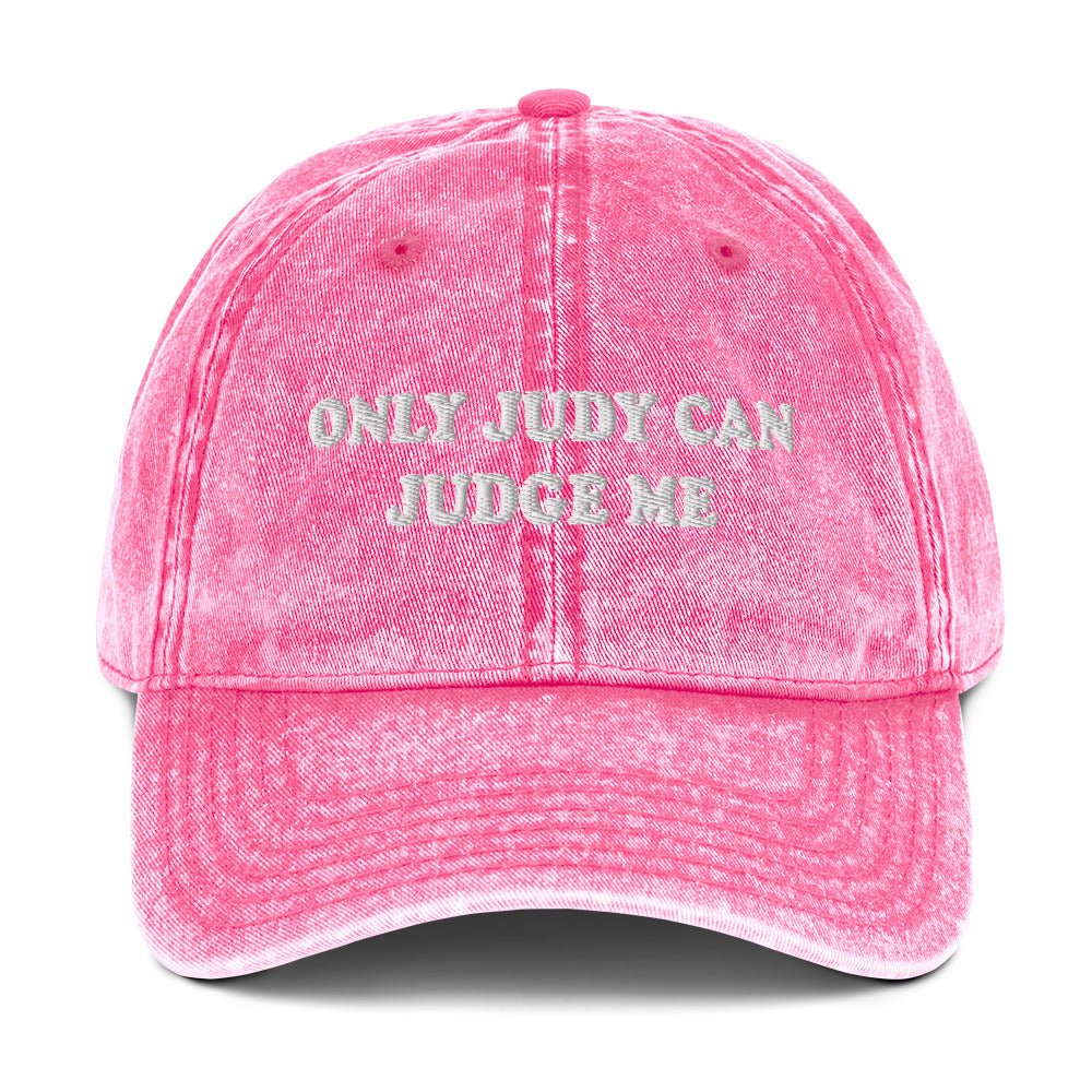 Only Judy Can Judge Me Vintage Dad Hat - ninanush