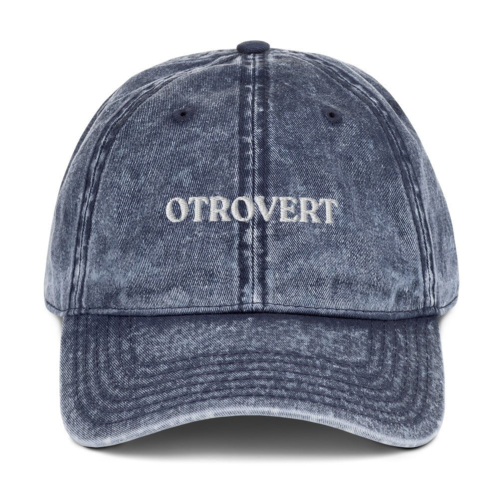 Otrovert Hat - Vintage Style Dad Hat - ninanush