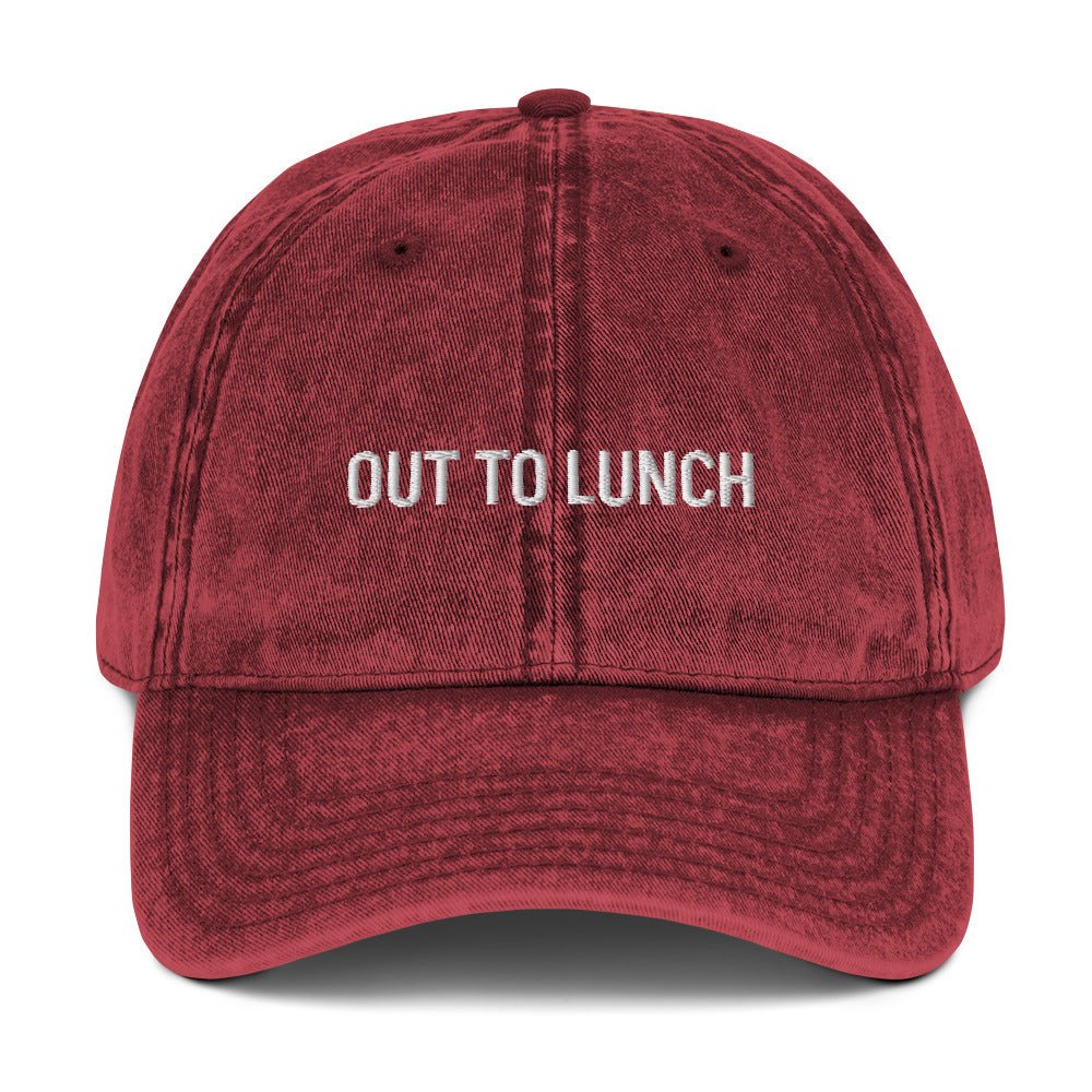 Out To Lunch Vintage Dad Hat - ninanush
