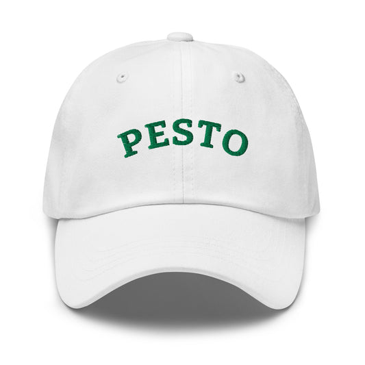 Pesto Embroidered Dad Hat - ninanush