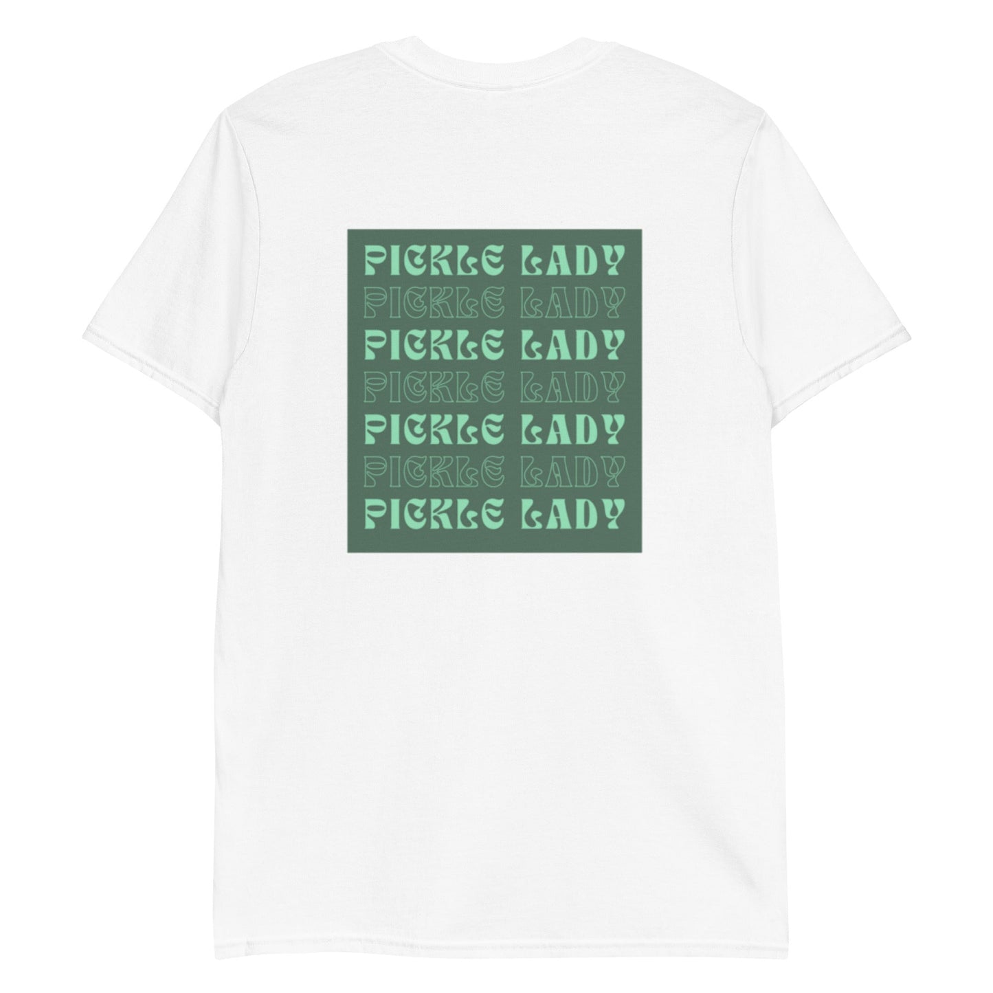 Pickle Lady T-Shirt - Front & Back - ninanush