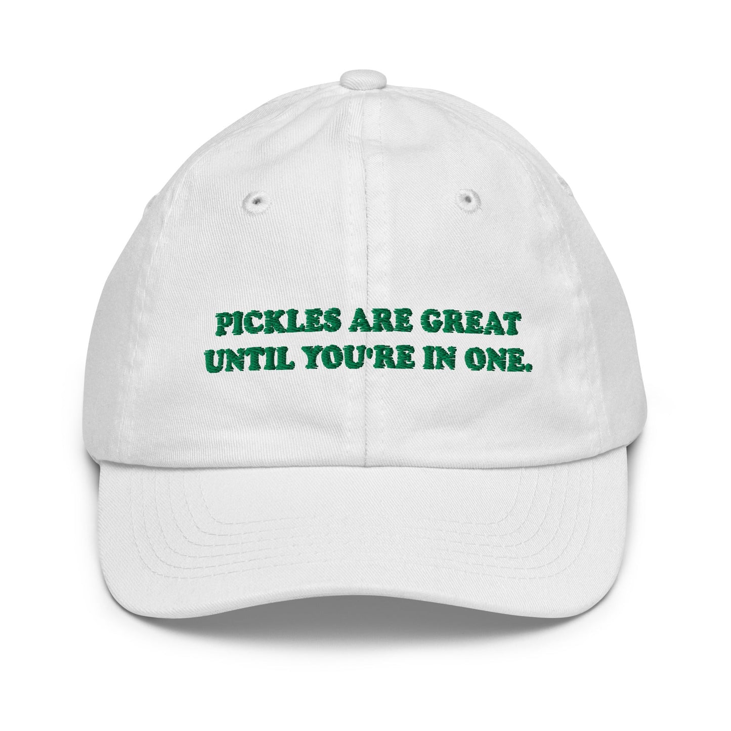 Pickles Are Great Until You're In Once Kids Baseball Hat - ninanush