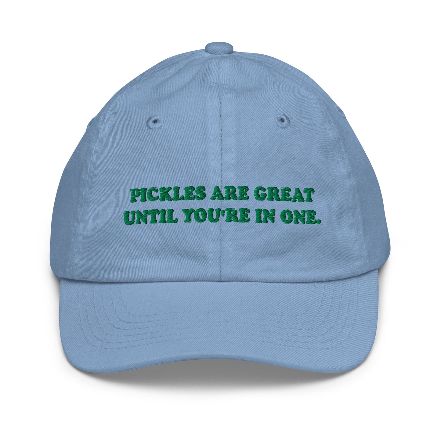 Pickles Are Great Until You're In Once Kids Baseball Hat - ninanush