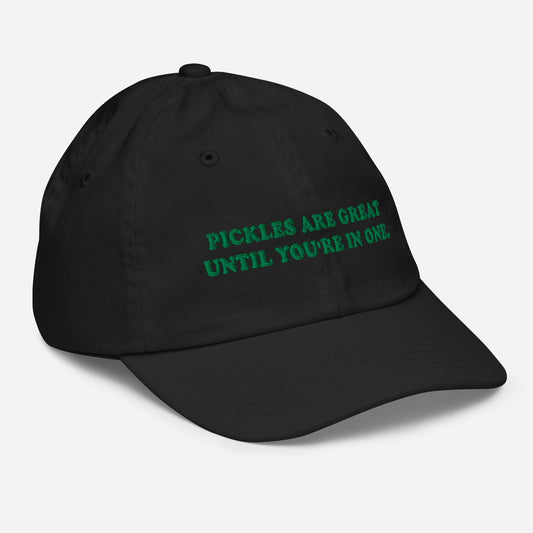 Pickles Are Great Until You're In Once Kids Baseball Hat - ninanush