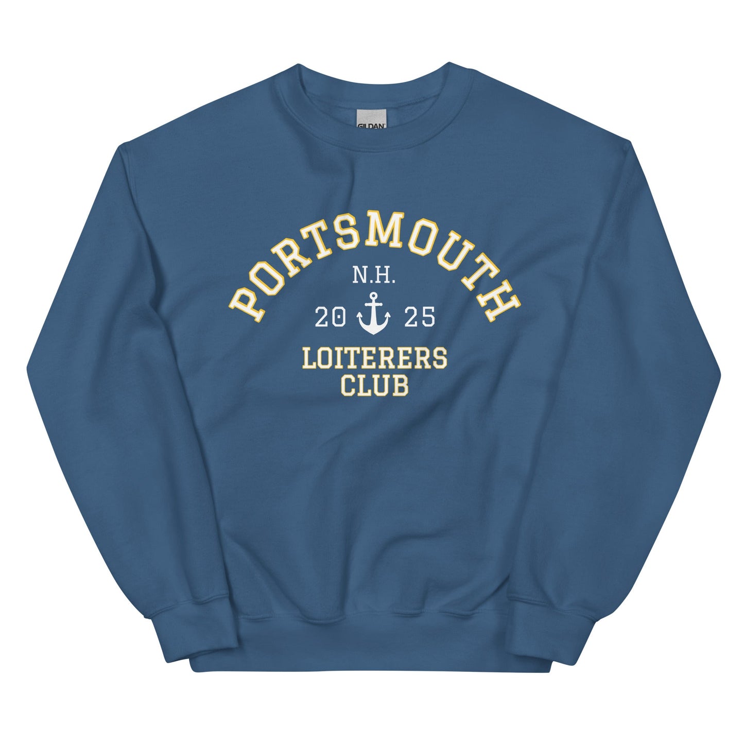 Portsmouth NH Loiterers Club Sweatshirt - ninanush