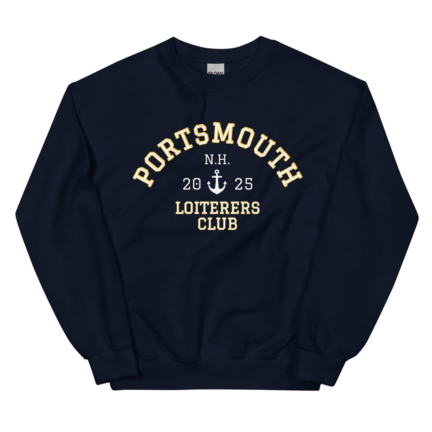 Portsmouth NH Loiterers Club Sweatshirt - ninanush