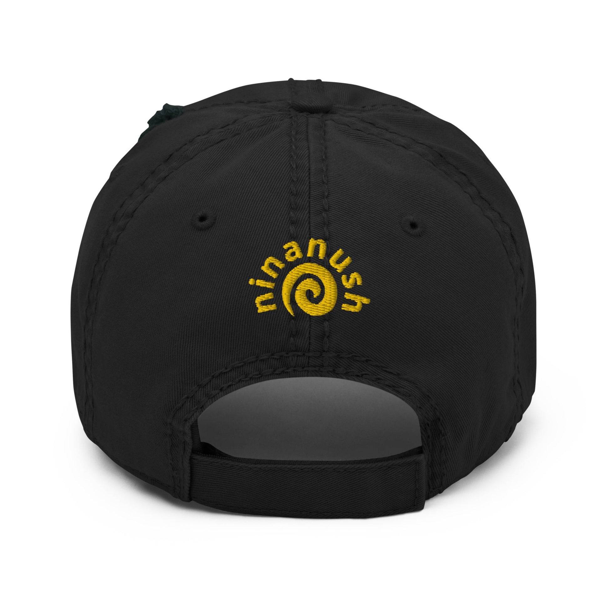 Pumpkin Distressed Dad Hat - ninanush