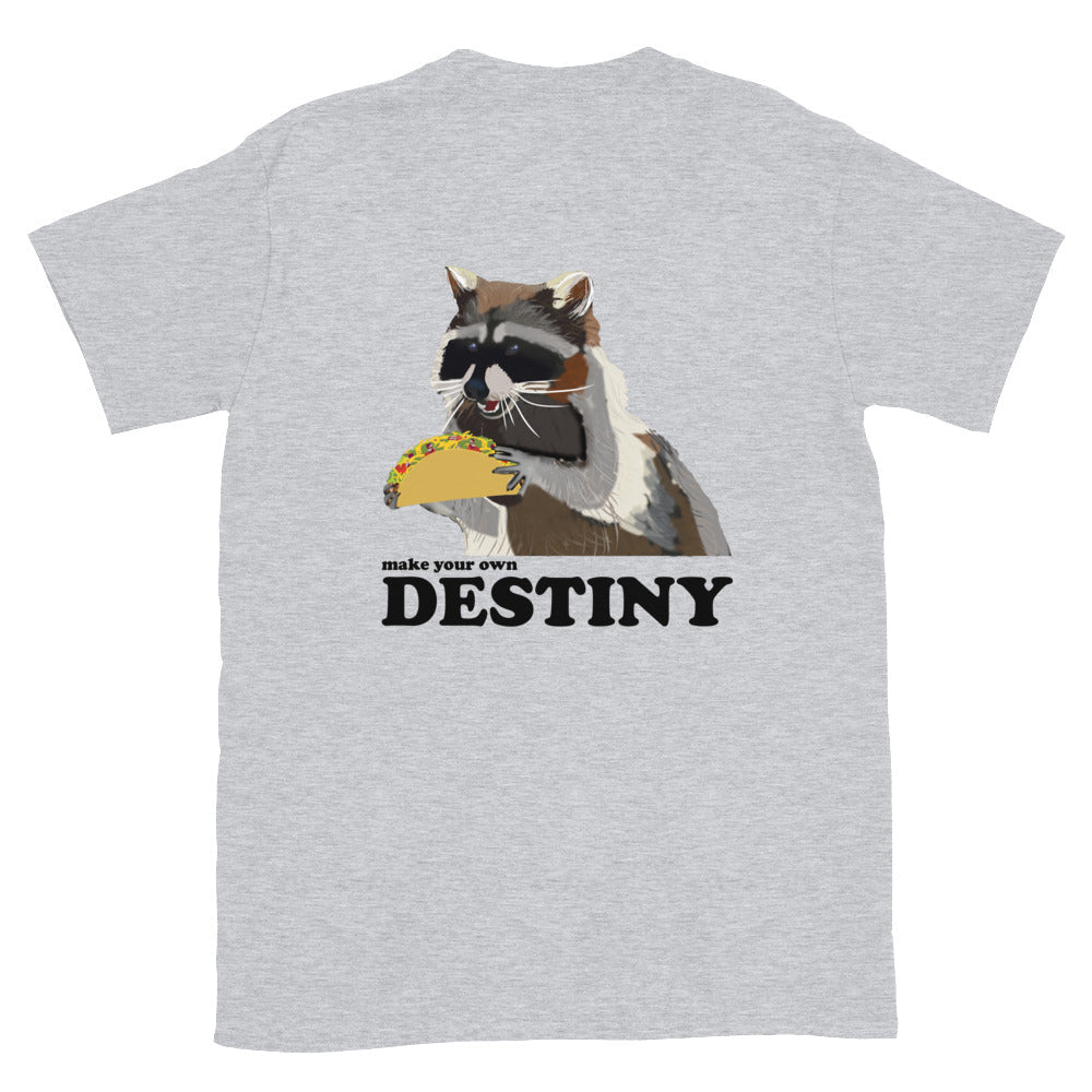 Raccoon and Taco Inspirational Quote T-Shirt - ninanush