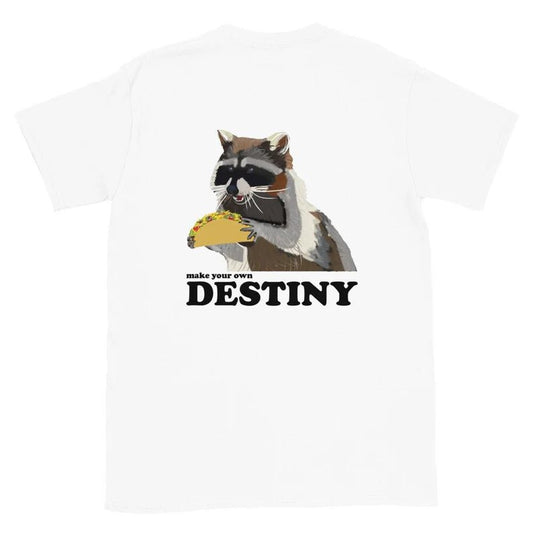 Raccoon and Taco Inspirational Quote T-Shirt - ninanush