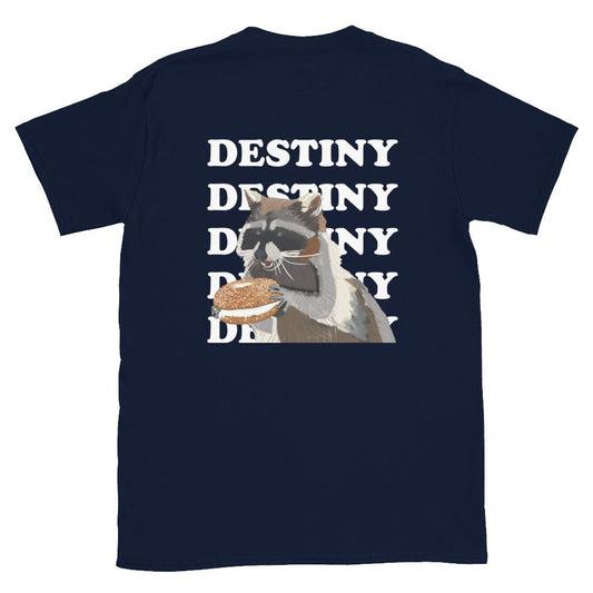 Raccoon Bagel Destiny T-Shirt - ninanush