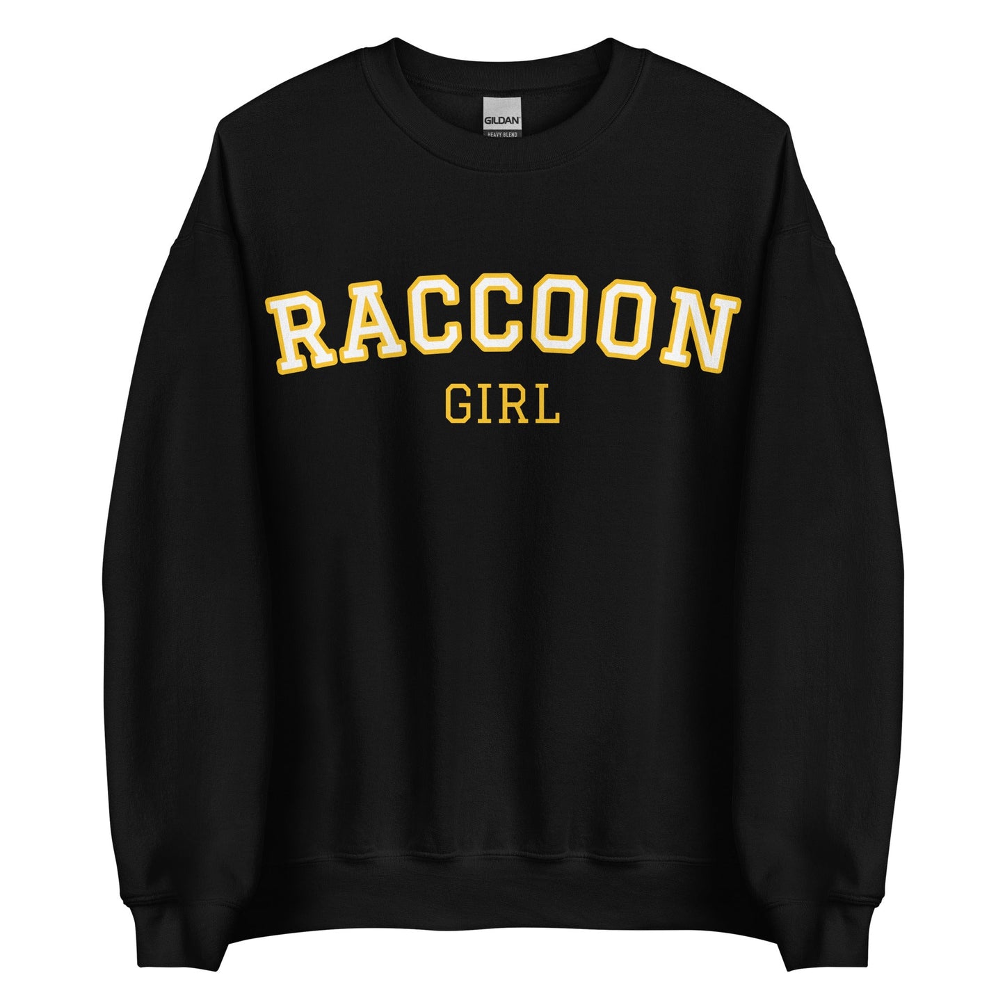 Raccoon Girl Sweatshirt - Varsity Style - ninanush