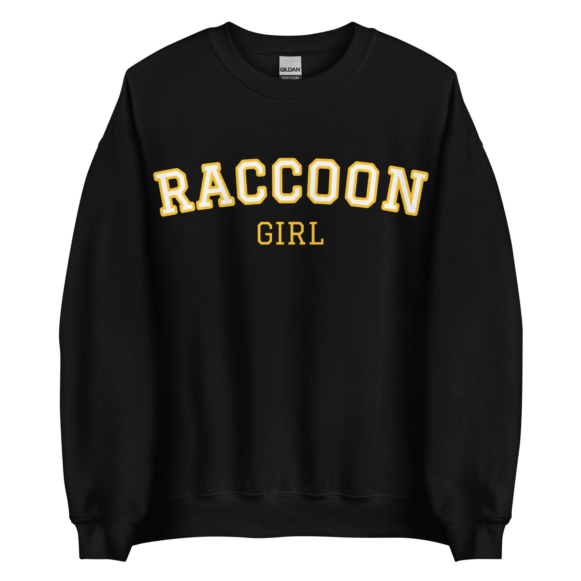 Raccoon Girl Sweatshirt - Varsity Style - ninanush