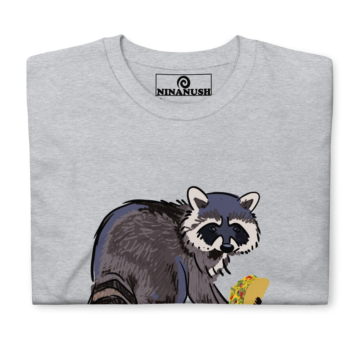 Raccoon Taco T-Shirt - ninanush