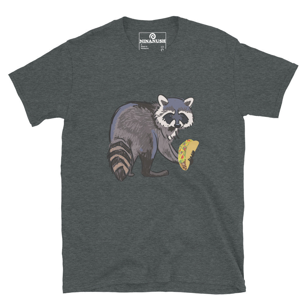 Raccoon Taco T-Shirt - ninanush