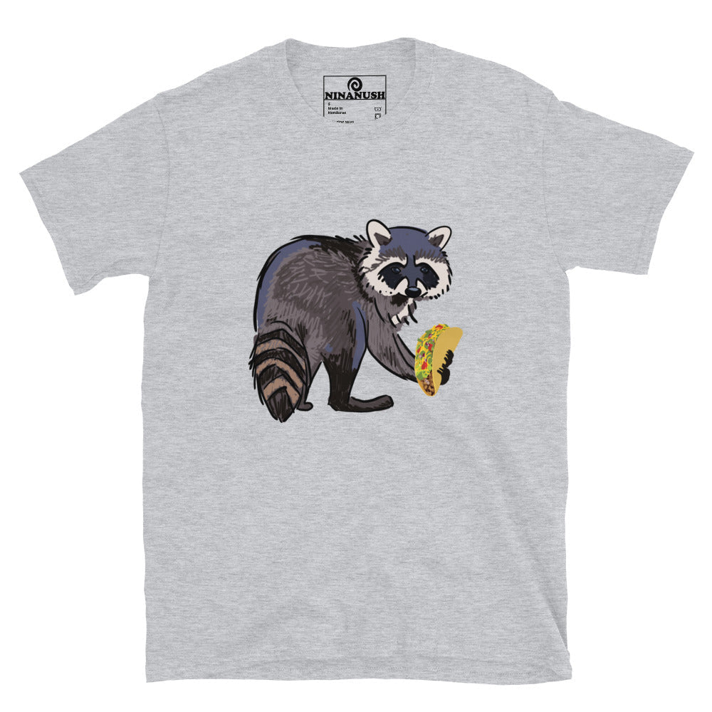 Raccoon Taco T-Shirt - ninanush