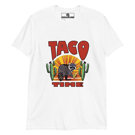 Raccoon Taco Time T-Shirt - ninanush