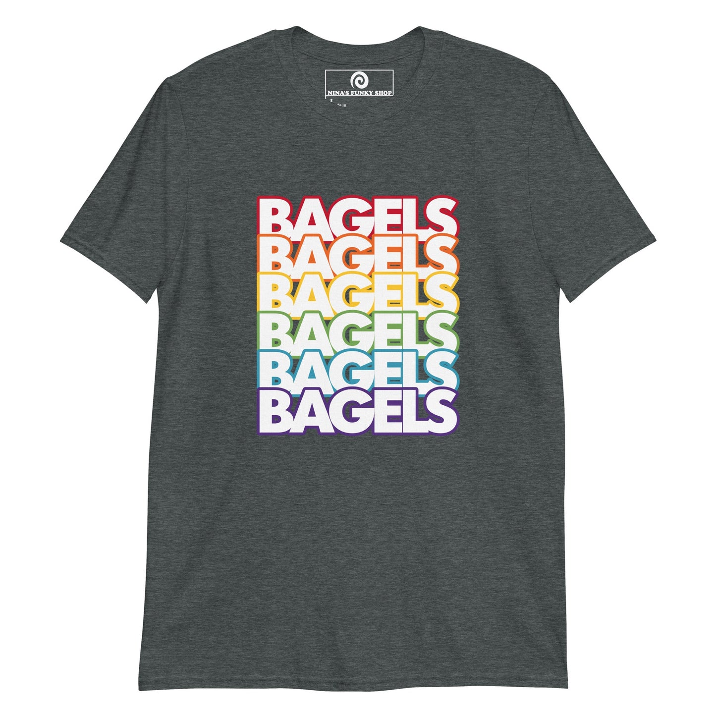 Rainbow Bagel Pride T-Shirt - ninanush