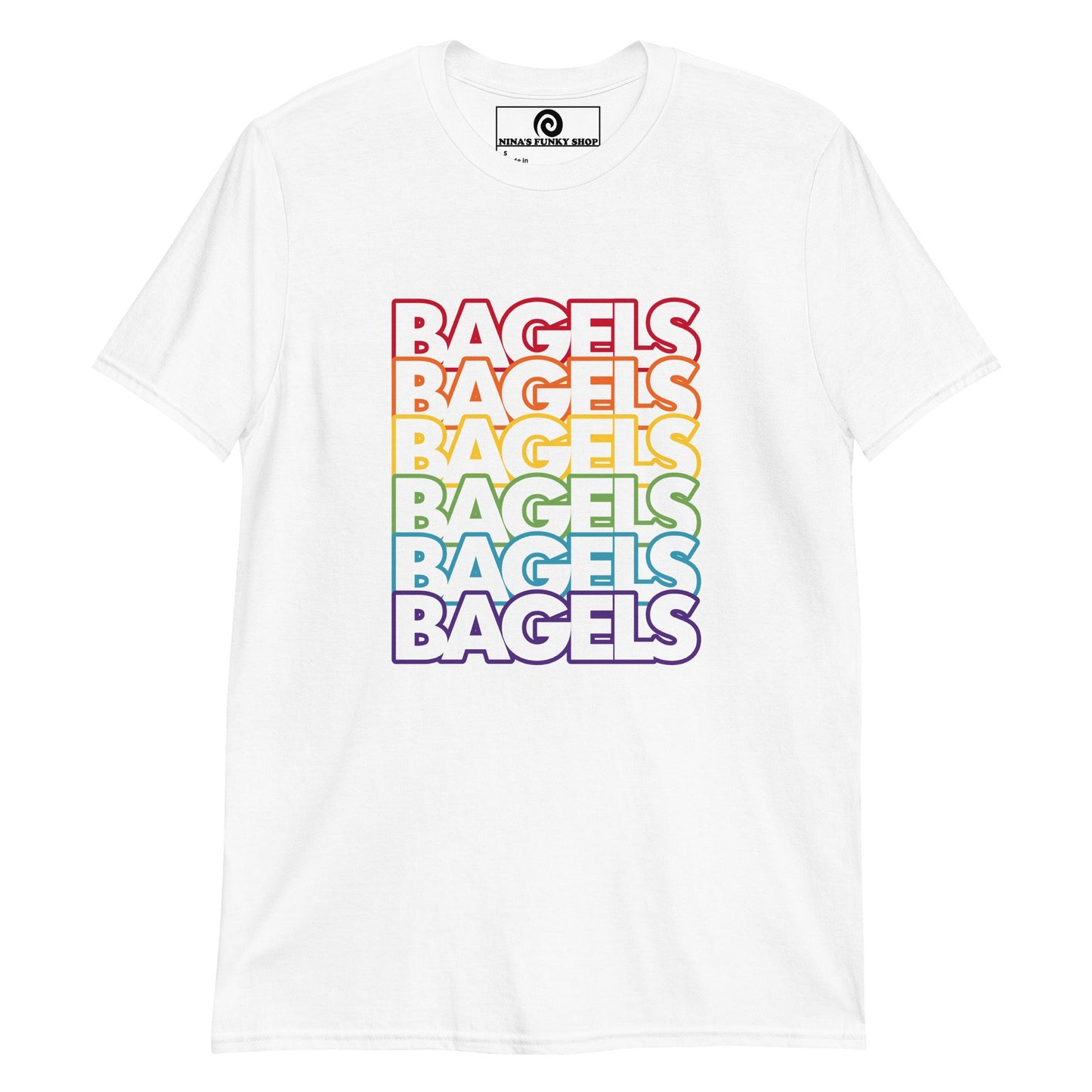 Rainbow Bagel Pride T-Shirt - ninanush