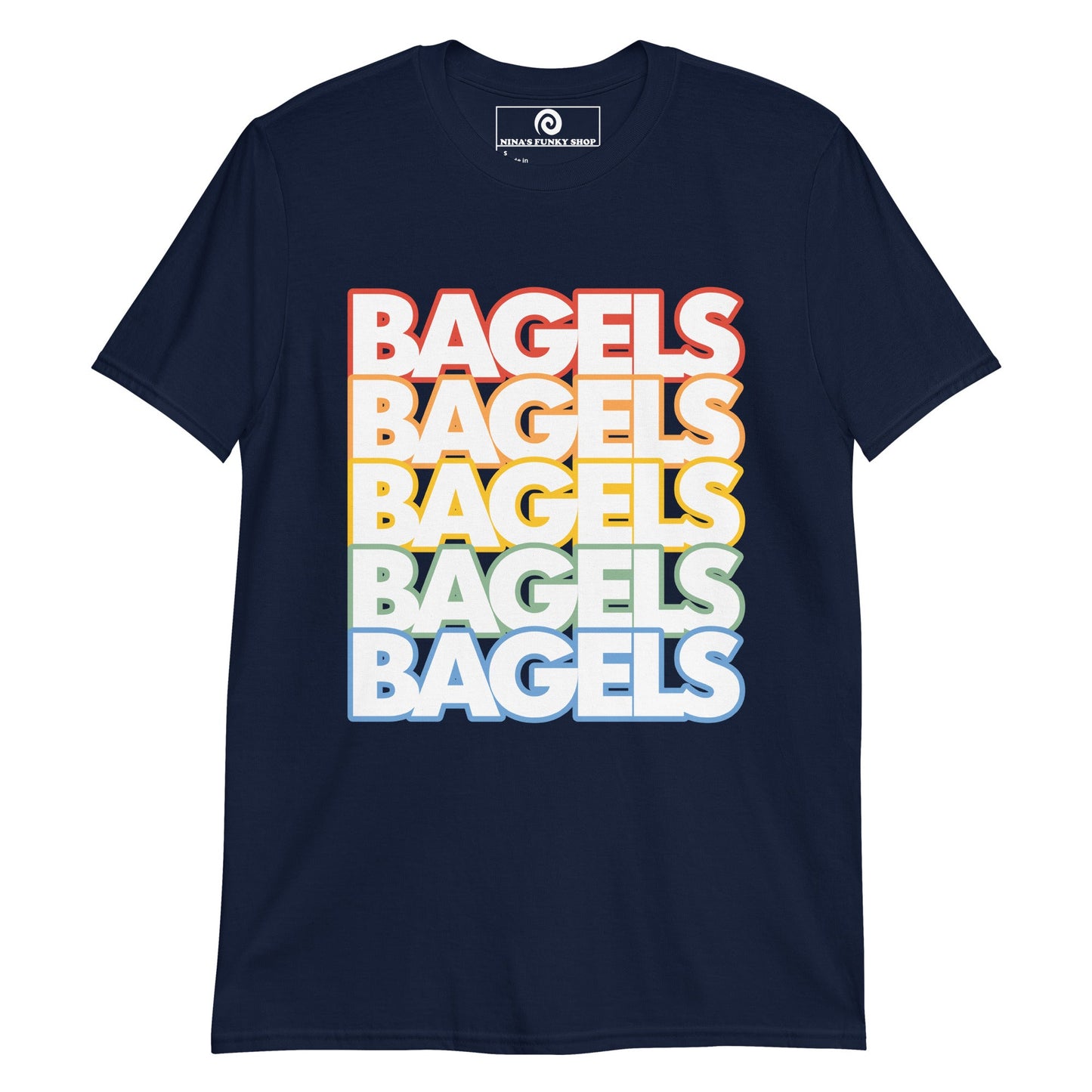 Rainbow Bagel T-Shirt - ninanush