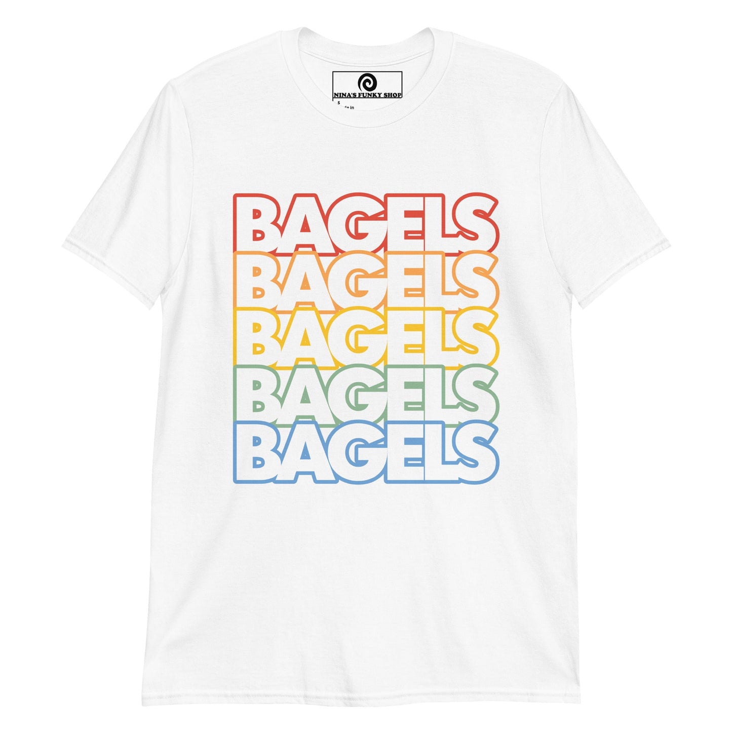 Rainbow Bagel T-Shirt - ninanush