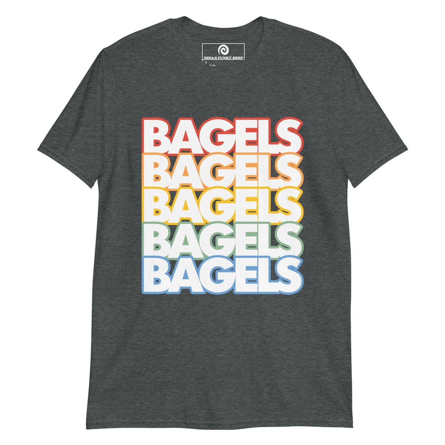 Rainbow Bagel T-Shirt - ninanush