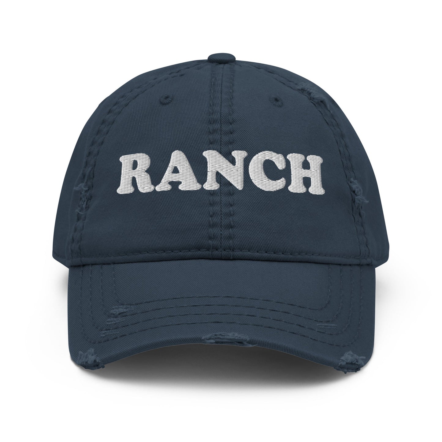 Ranch Distressed Dad Hat - ninanush