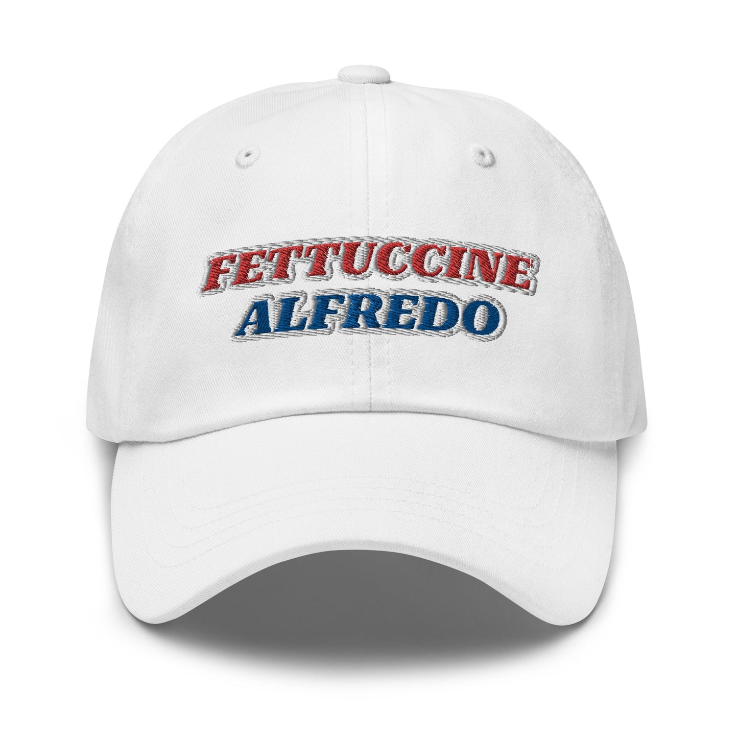 Red, White & Blue Fettuccine Alfredo Dad Hat - ninanush