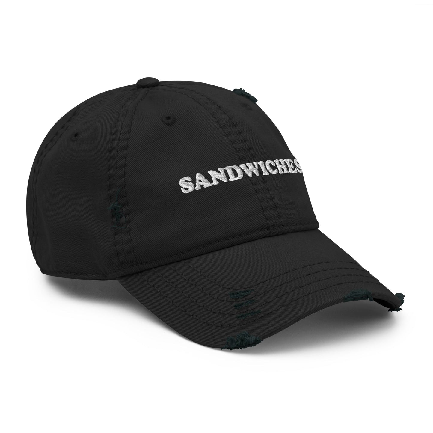 Sandwiches Distressed Dad Hat - ninanush