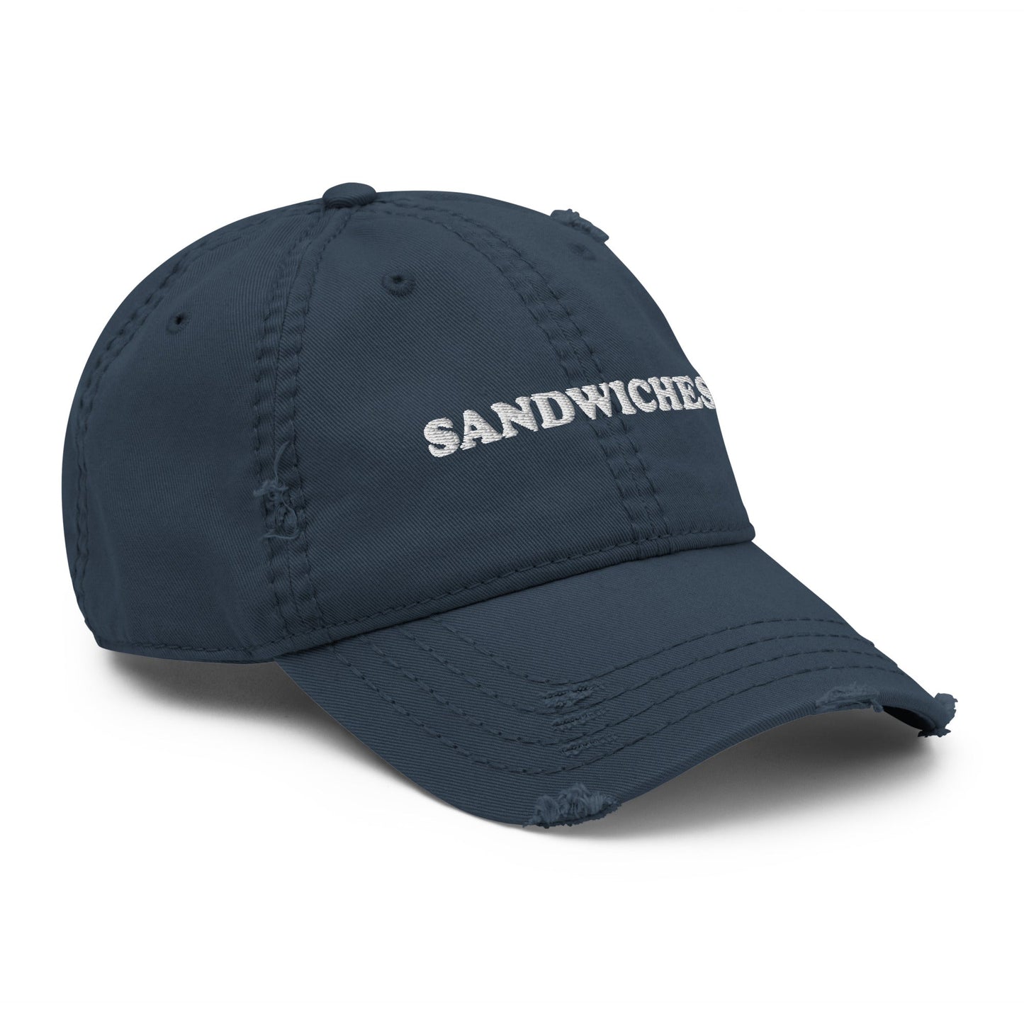 Sandwiches Distressed Dad Hat - ninanush