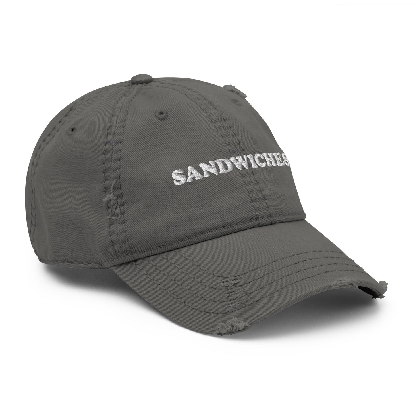 Sandwiches Distressed Dad Hat - ninanush