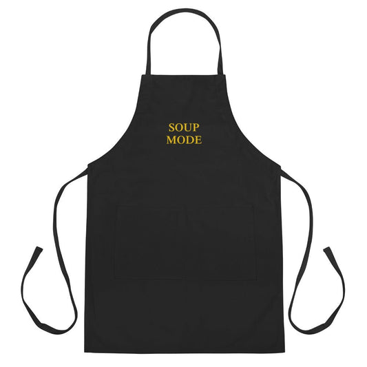 Soup Mode Embroidered Apron - ninanush