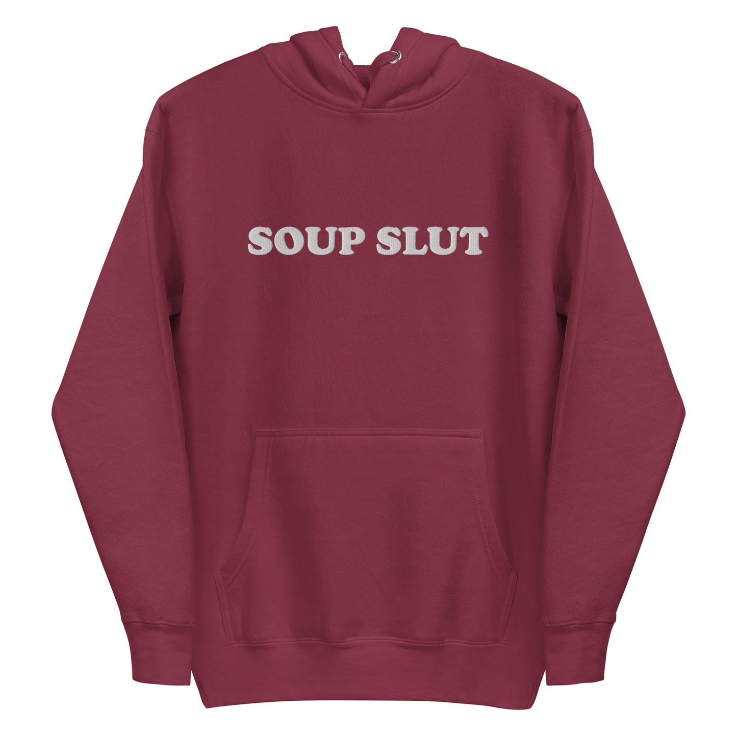 Soup Slut Embroidered Hoodie - ninanush