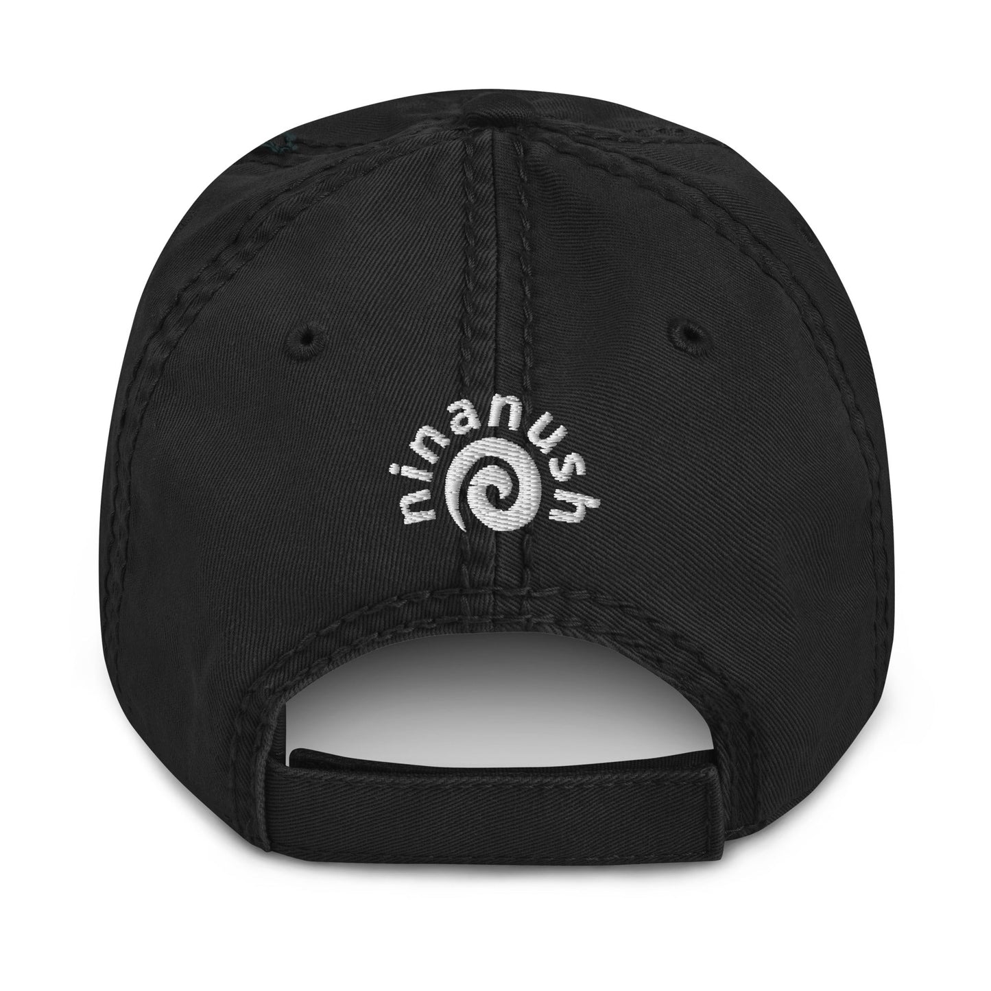 Spaghetti Distressed Dad Hat - ninanush