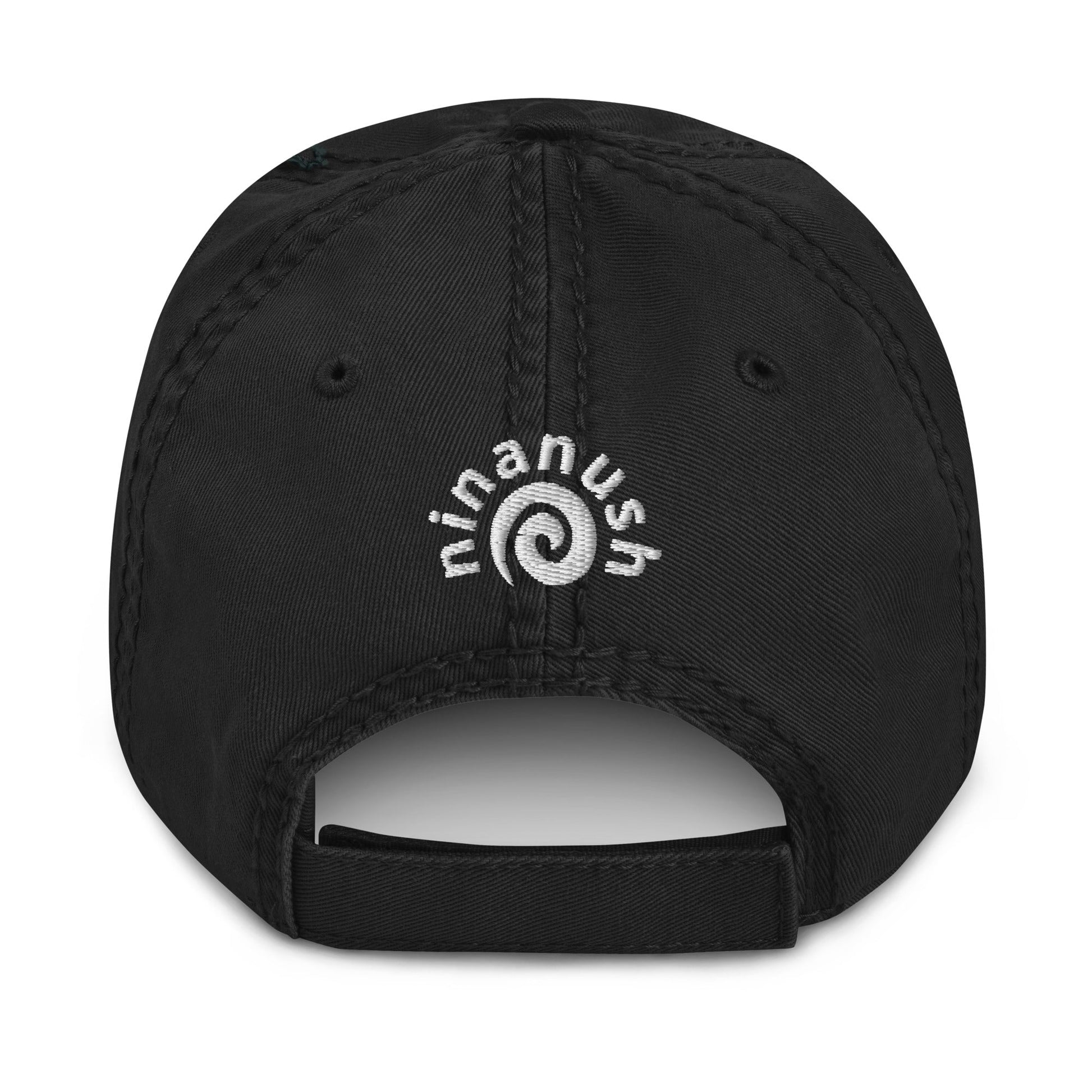 Spaghetti Distressed Dad Hat - ninanush