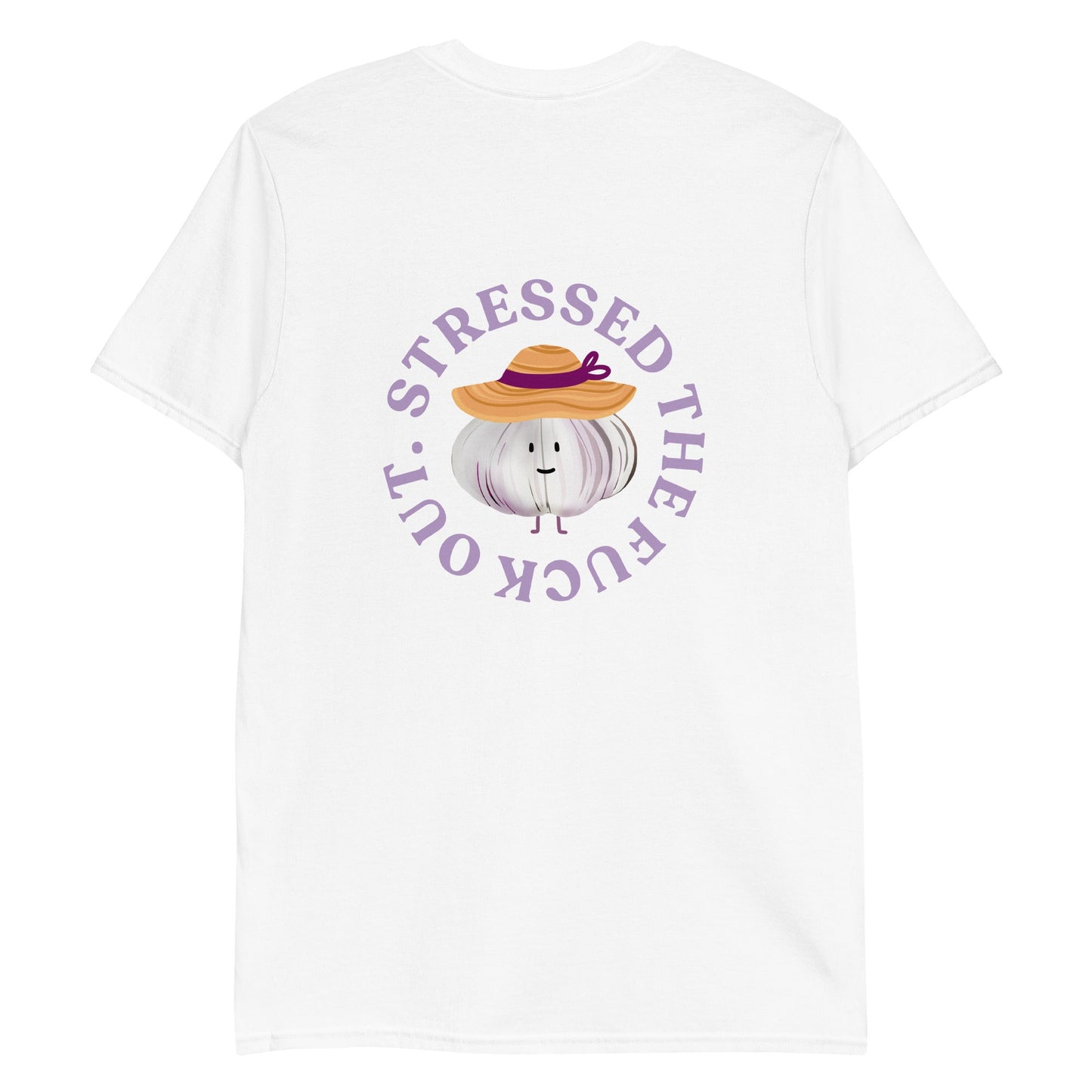 Stressed The Fuck Out Garlic T-Shirt - ninanush