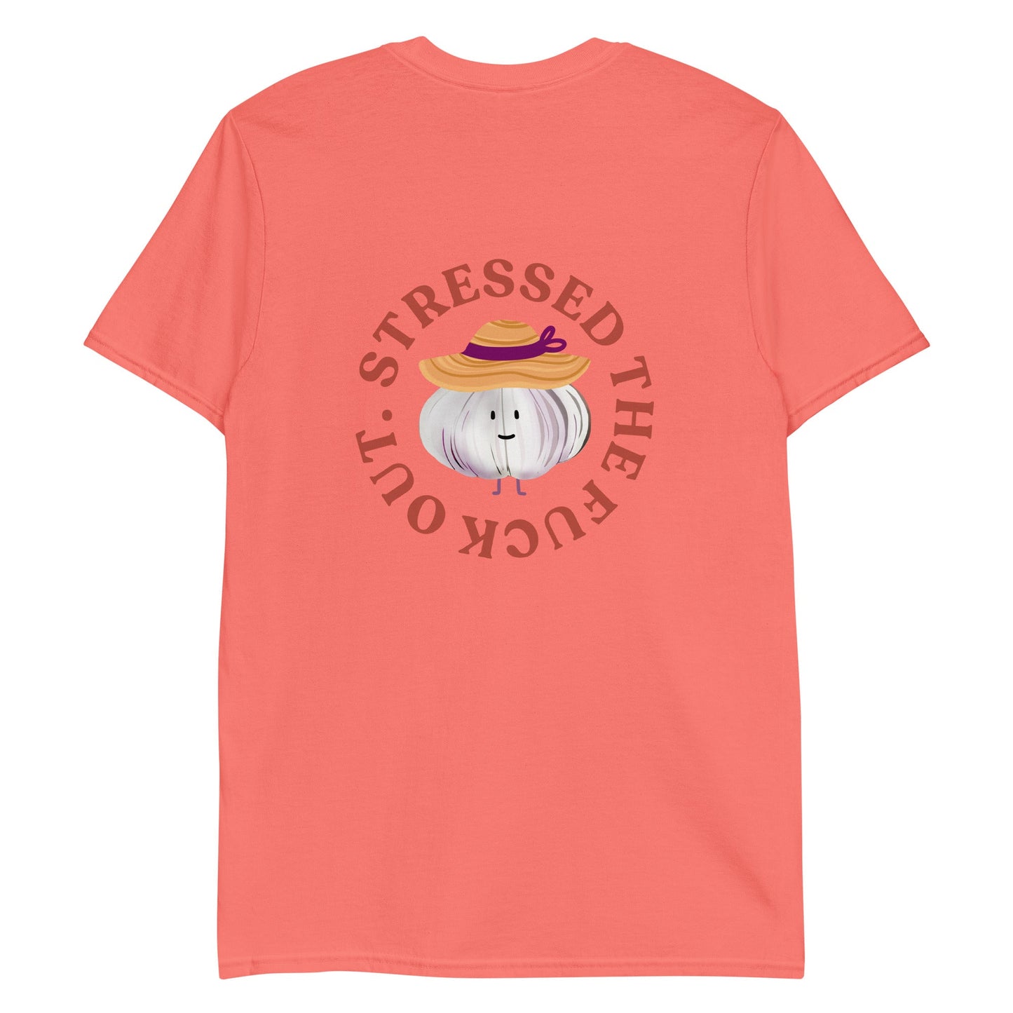 Stressed The Fuck Out Garlic T-Shirt - ninanush