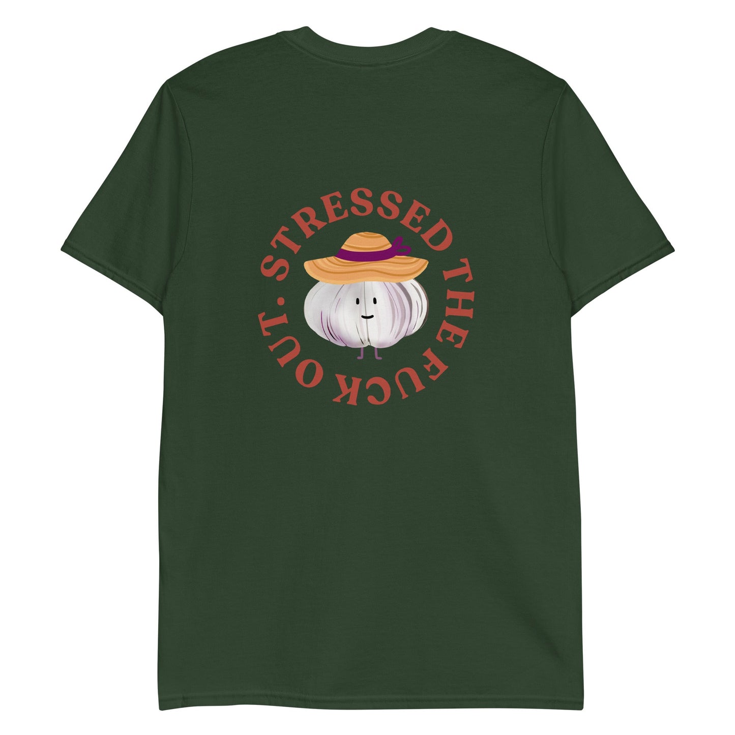 Stressed The Fuck Out Garlic T-Shirt - ninanush