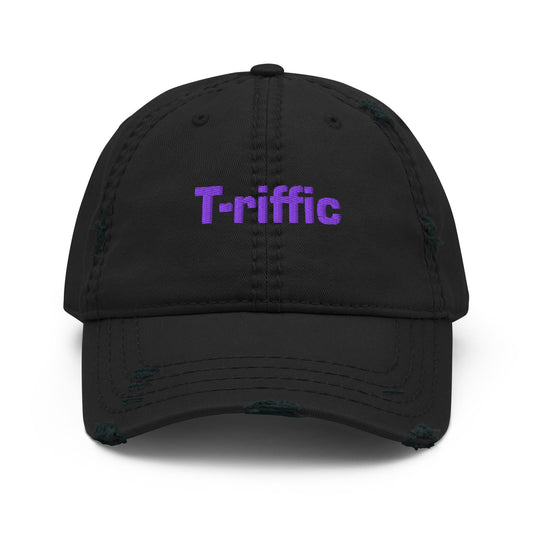 T-riffic Distressed Dad Hat - ninanush
