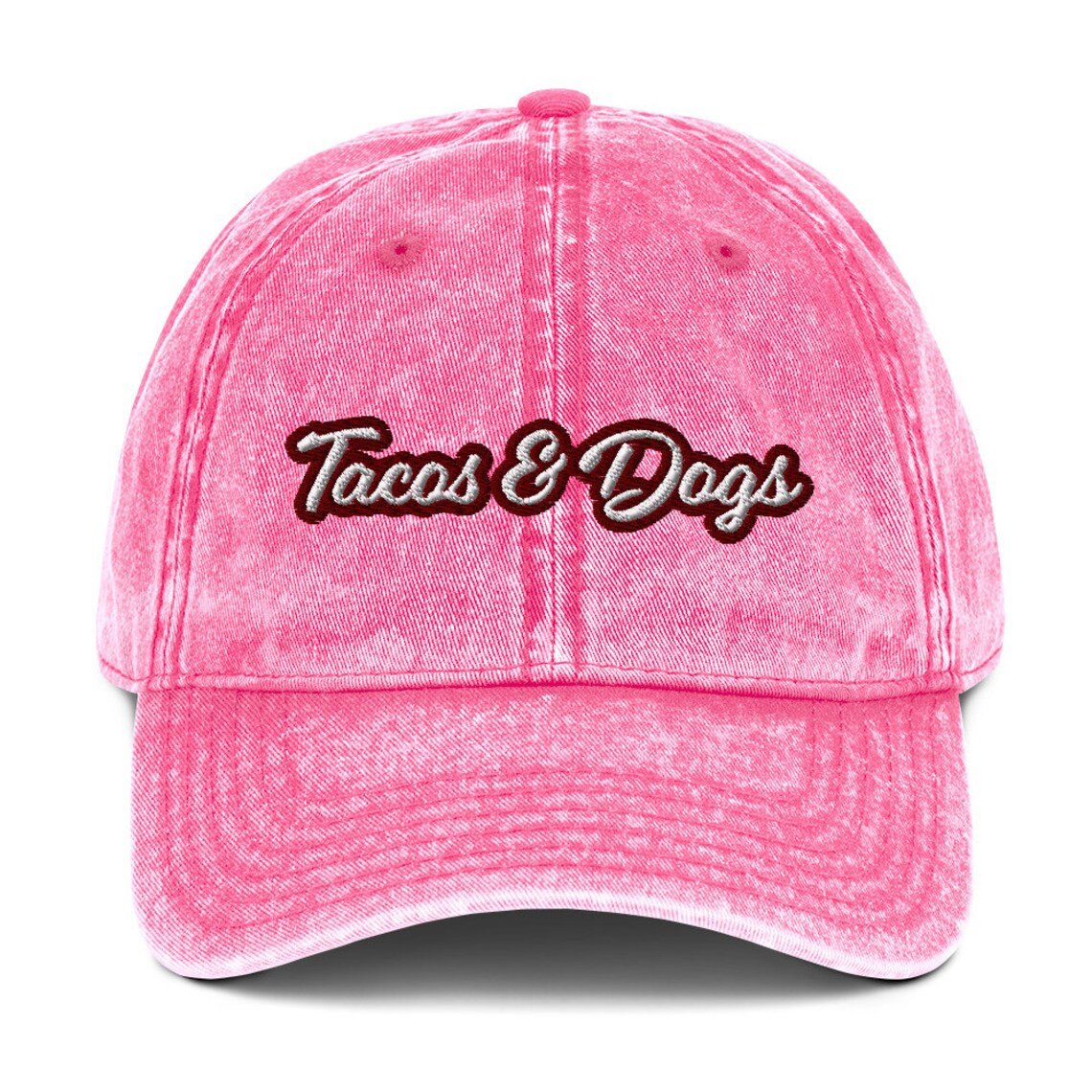 Tacos and Dogs Vintage Dad Hat - ninanush
