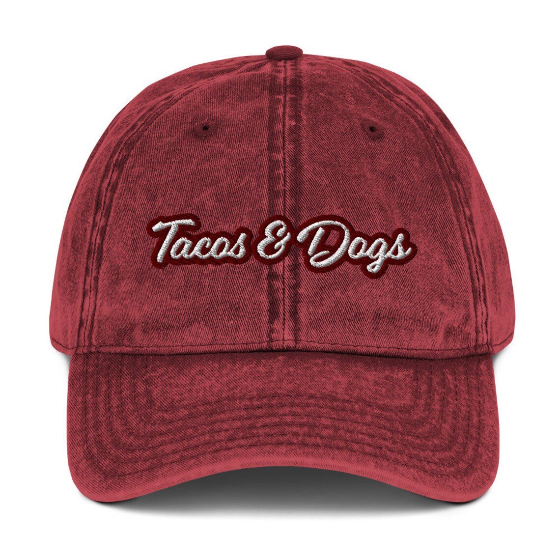 Tacos and Dogs Vintage Dad Hat - ninanush
