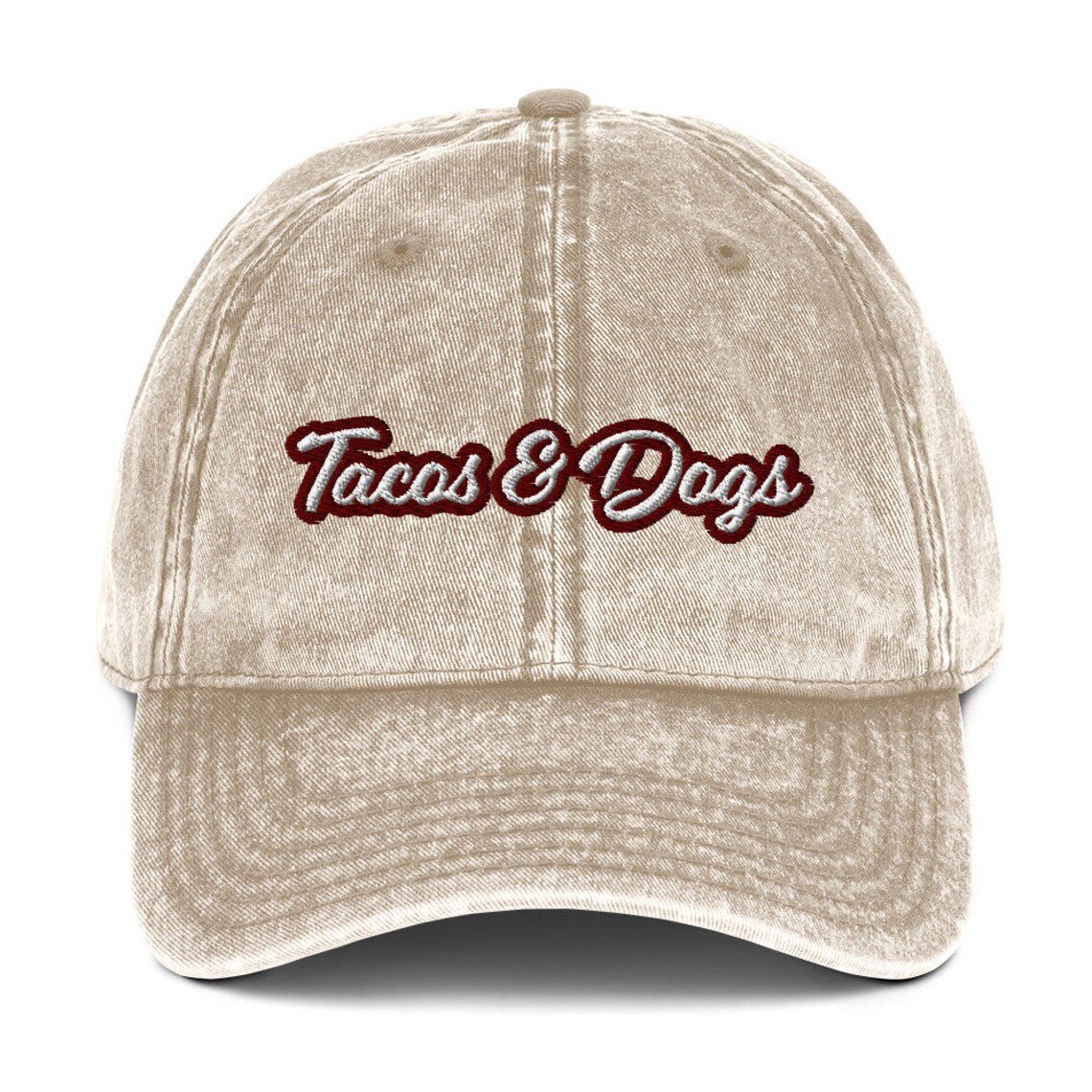 Tacos and Dogs Vintage Dad Hat - ninanush
