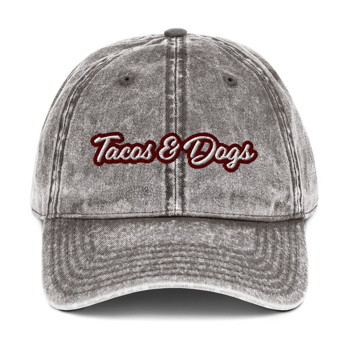 Tacos and Dogs Vintage Dad Hat - ninanush