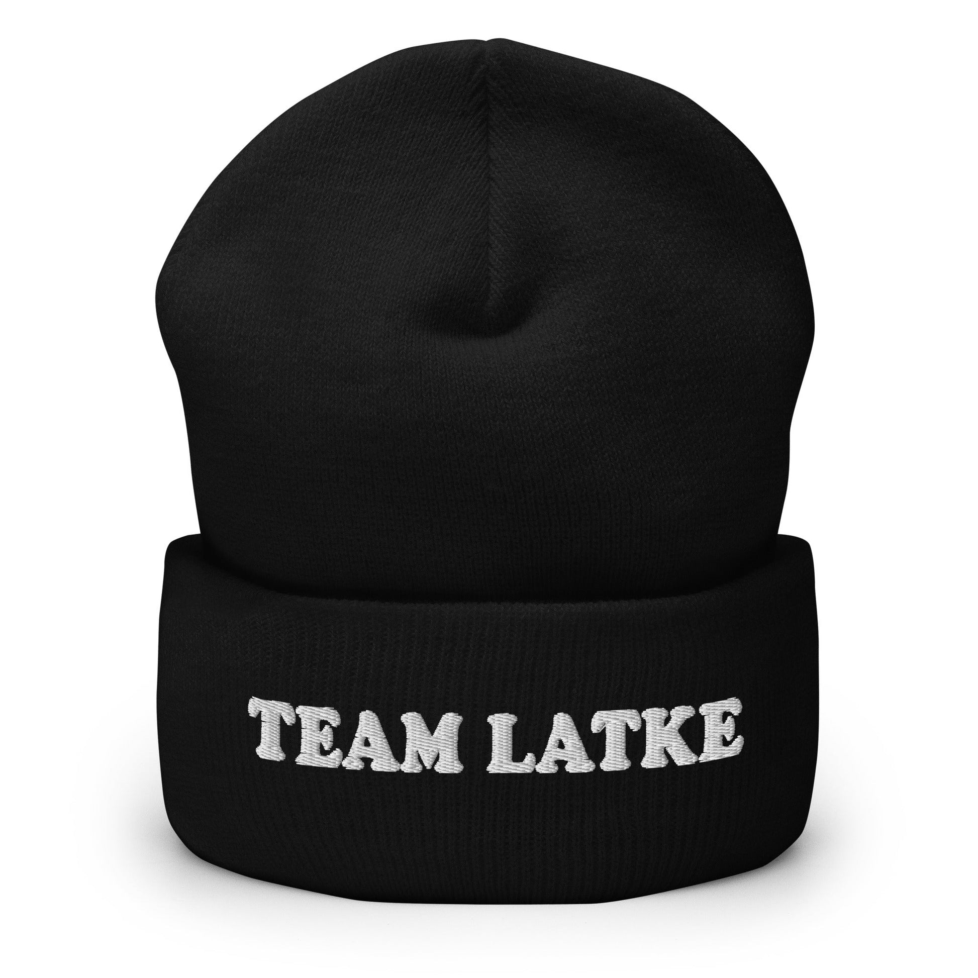 Team Latke Cuffed Beanie - ninanush