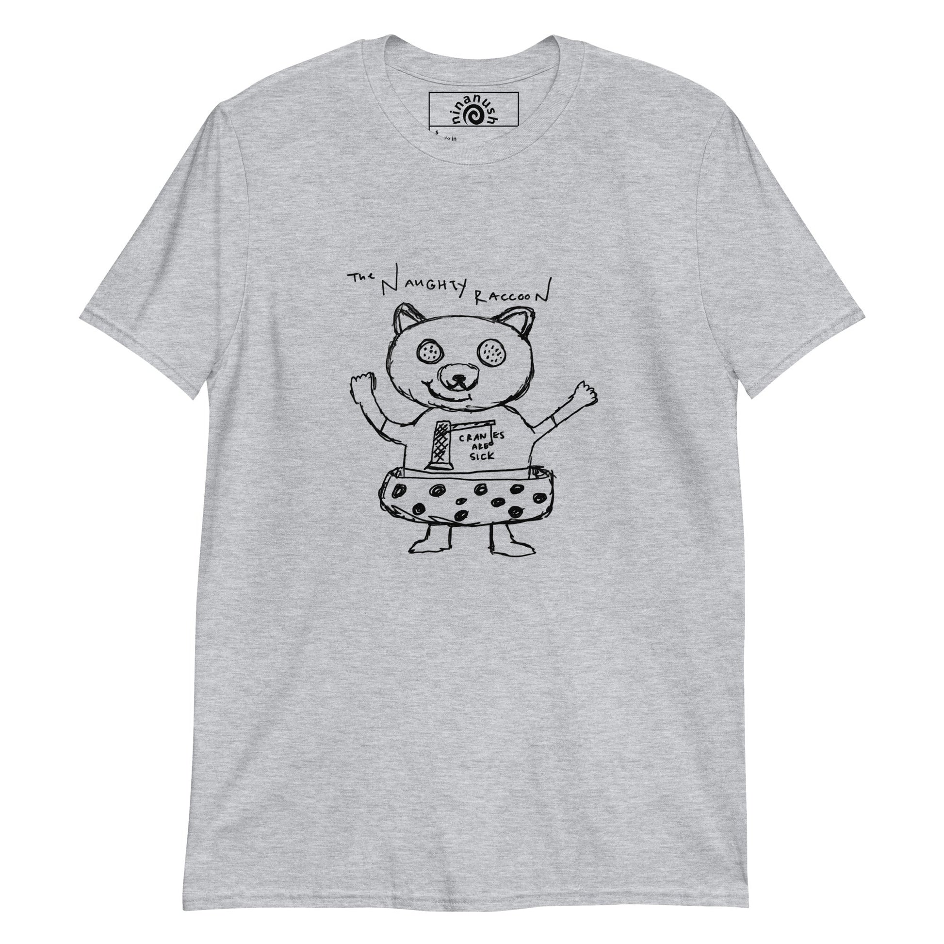 The Naughty Raccoon Beach Day T-Shirt - ninanush