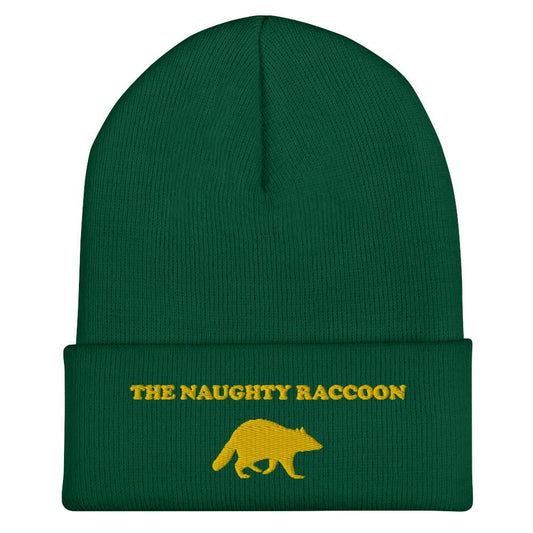 The Naughty Raccoon Cuffed Beanie - ninanush