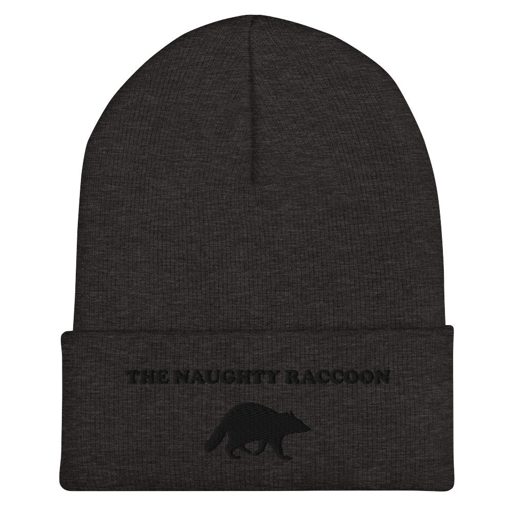 The Naughty Raccoon Cuffed Beanie - ninanush