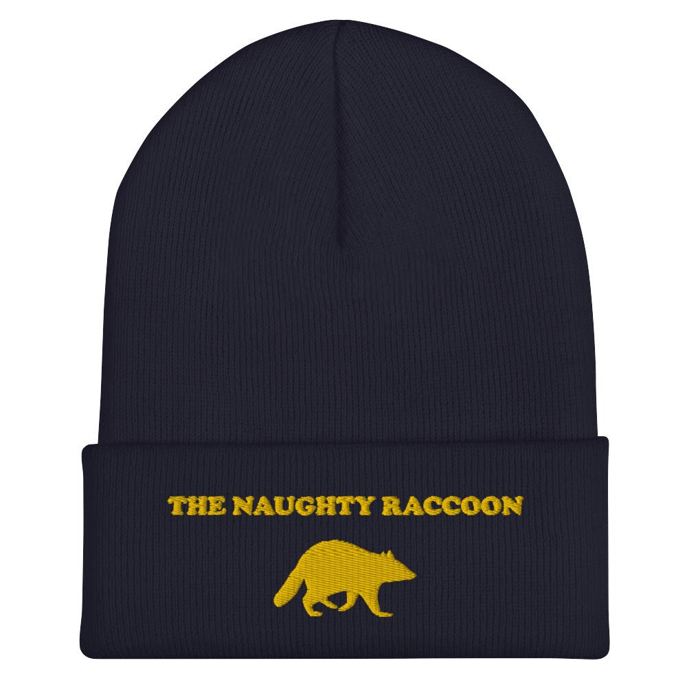 The Naughty Raccoon Cuffed Beanie - ninanush
