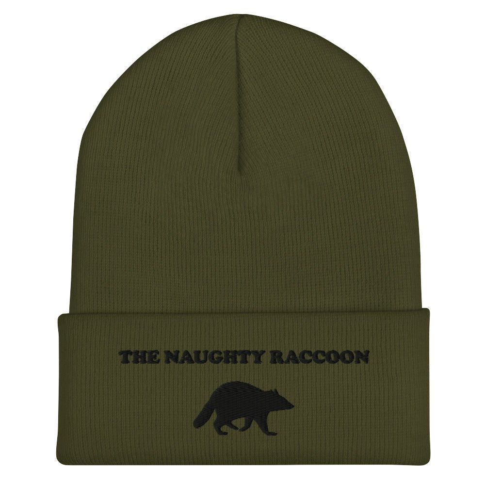 The Naughty Raccoon Cuffed Beanie - ninanush